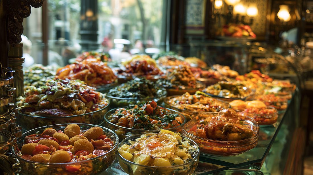 Nuestro expositor de comida casera